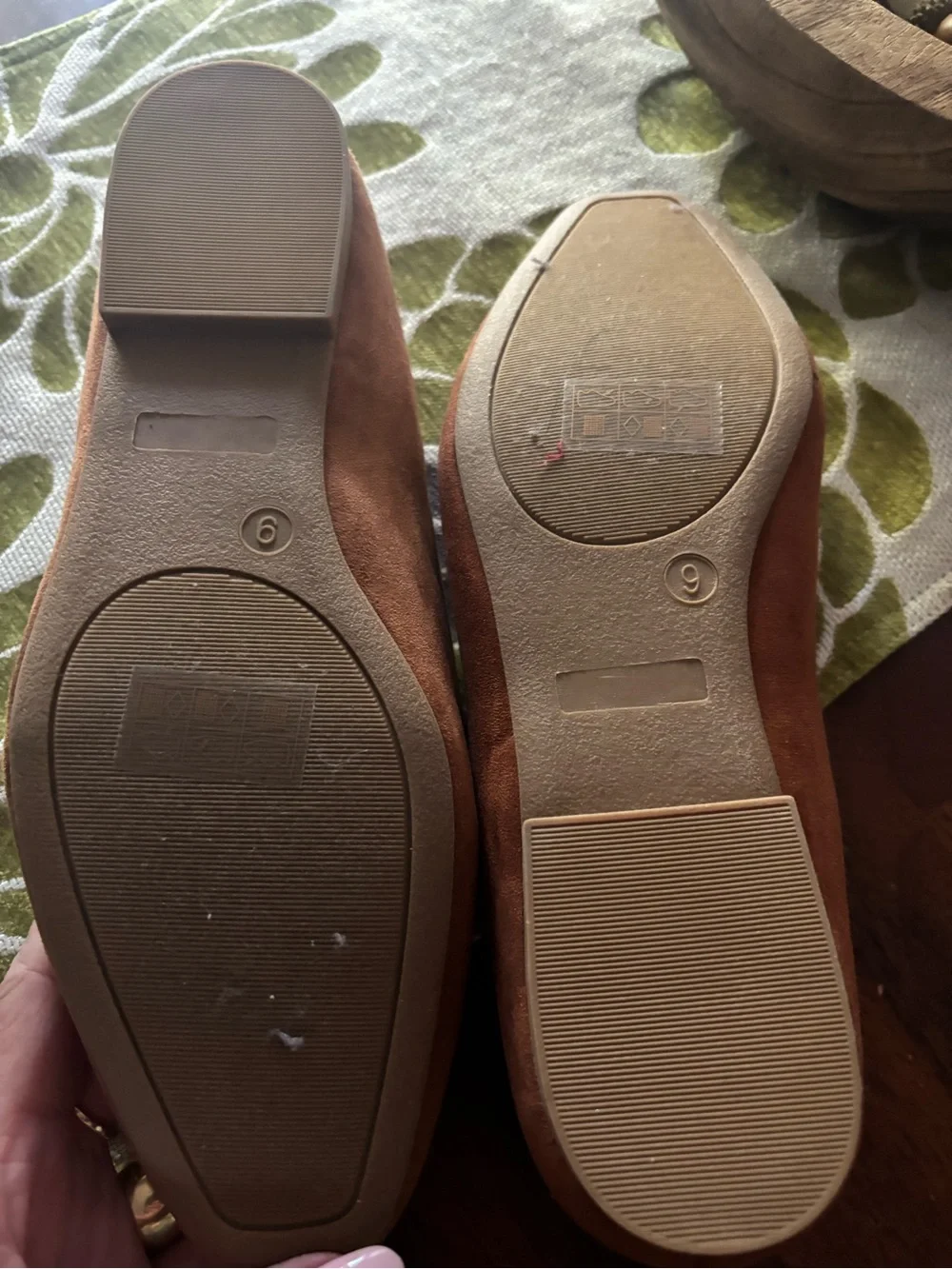 Journee Collection Suede Loafers in Brown size 9